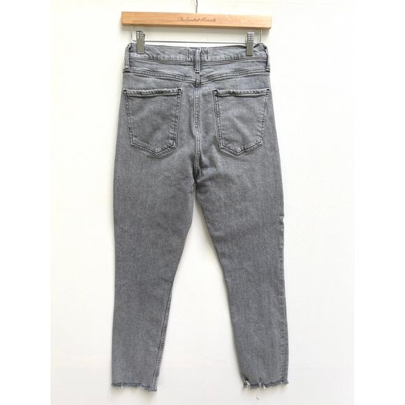 Agolde Nico Washed Gray Denim Jeans Size 26 - Picture 3 of 9